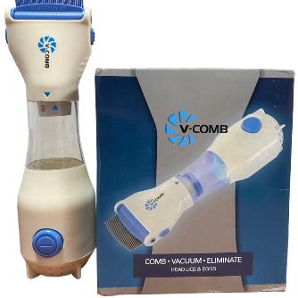 Cepillo mata piojos peine plástico