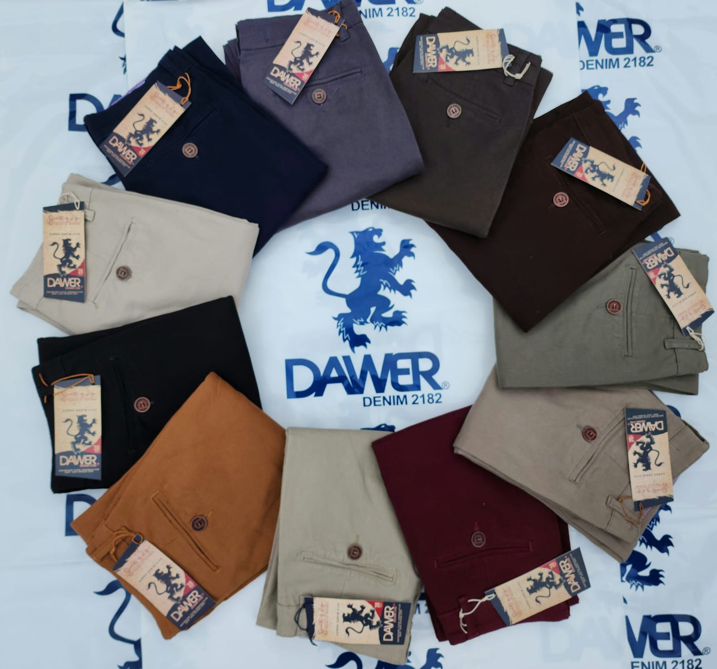 Pantalón en drill para caballero