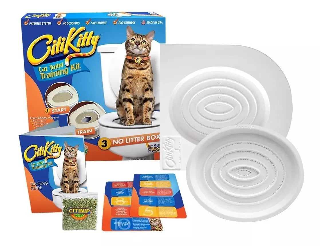 Kit entrenamiento de baño gatos