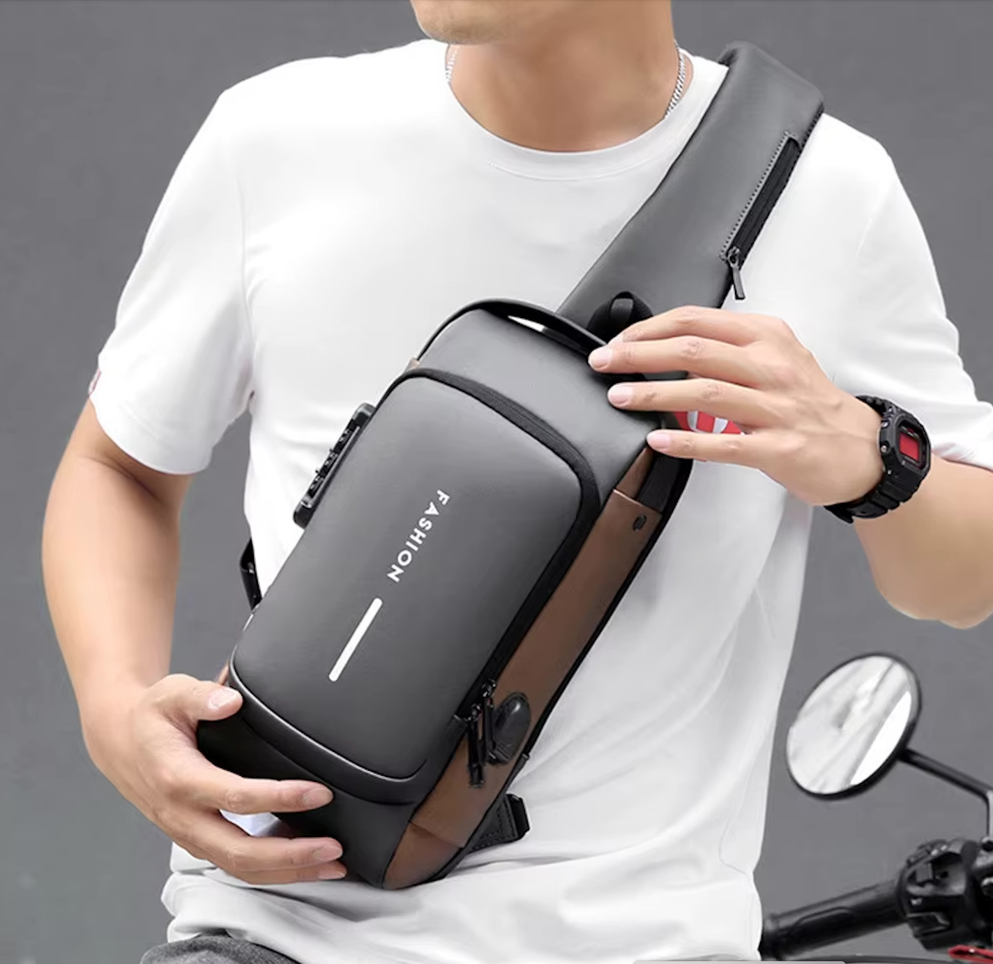 Bolso antirobo crosbody