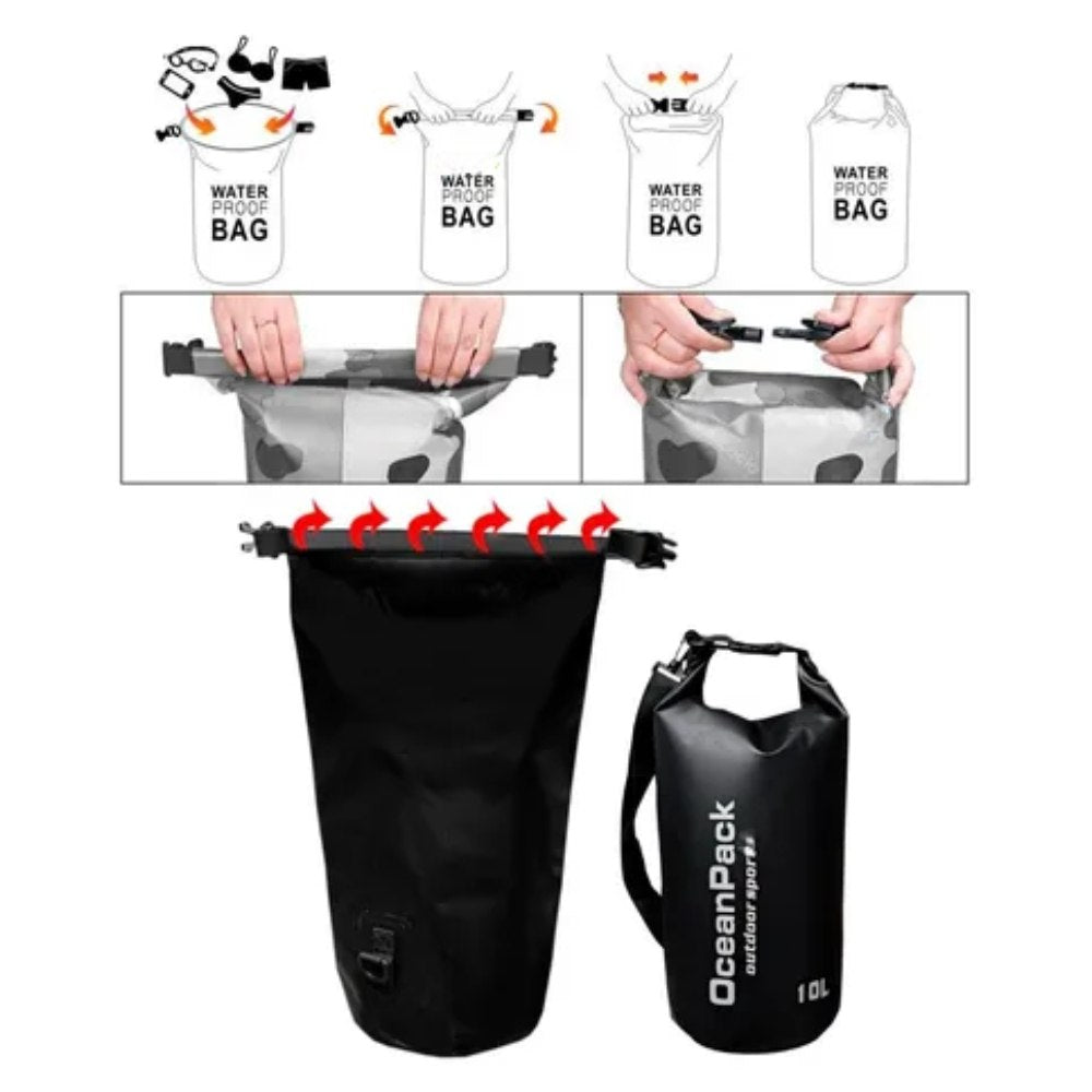 Bolsa impermeable sumergible 10 litros