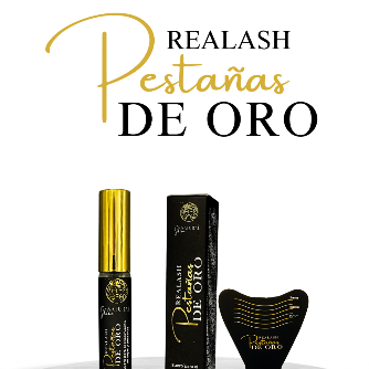 Realash pestañas de oro