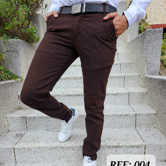 Pantalón en drill para caballero