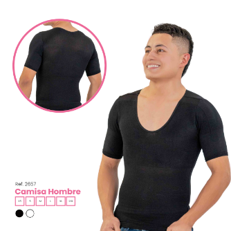 Camisa de hombre mg moldeadora 2657