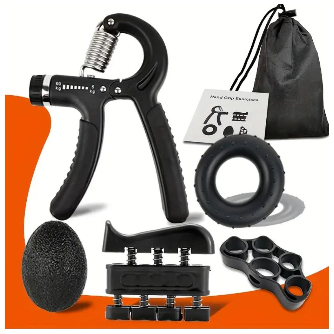 Kit pinza ejercitadores mano muñeca 5pcs