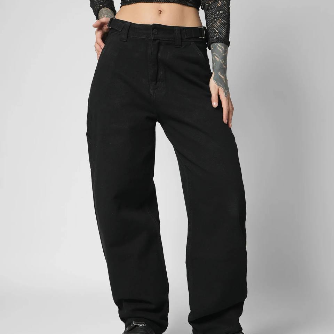 Jeans baggy black