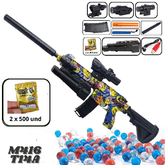 Juguete pistola electrica hidro m416