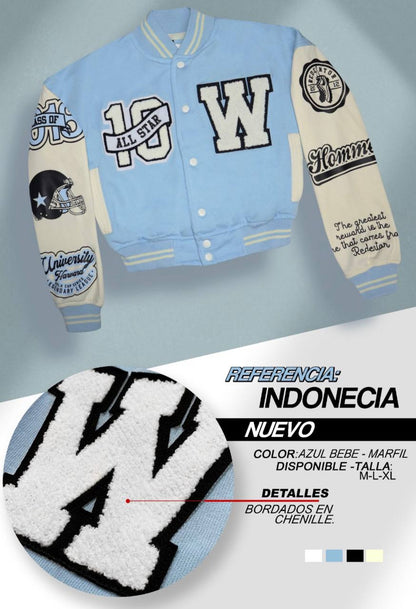 Beisbolera en algodón mujer