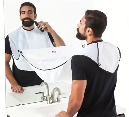 Delantal para afeitarse para hombre, recolector de barba