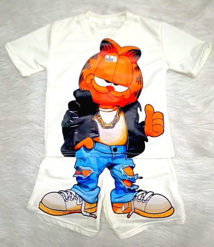 Conjunto niños bermuda y camiseta