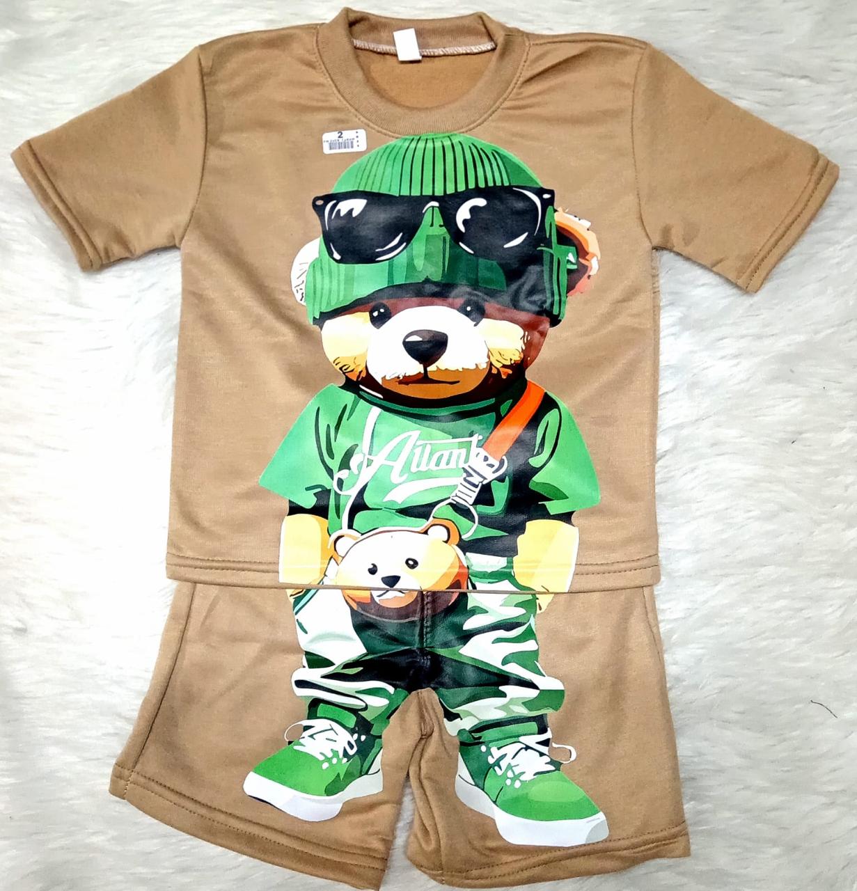Conjunto niños bermuda y camiseta