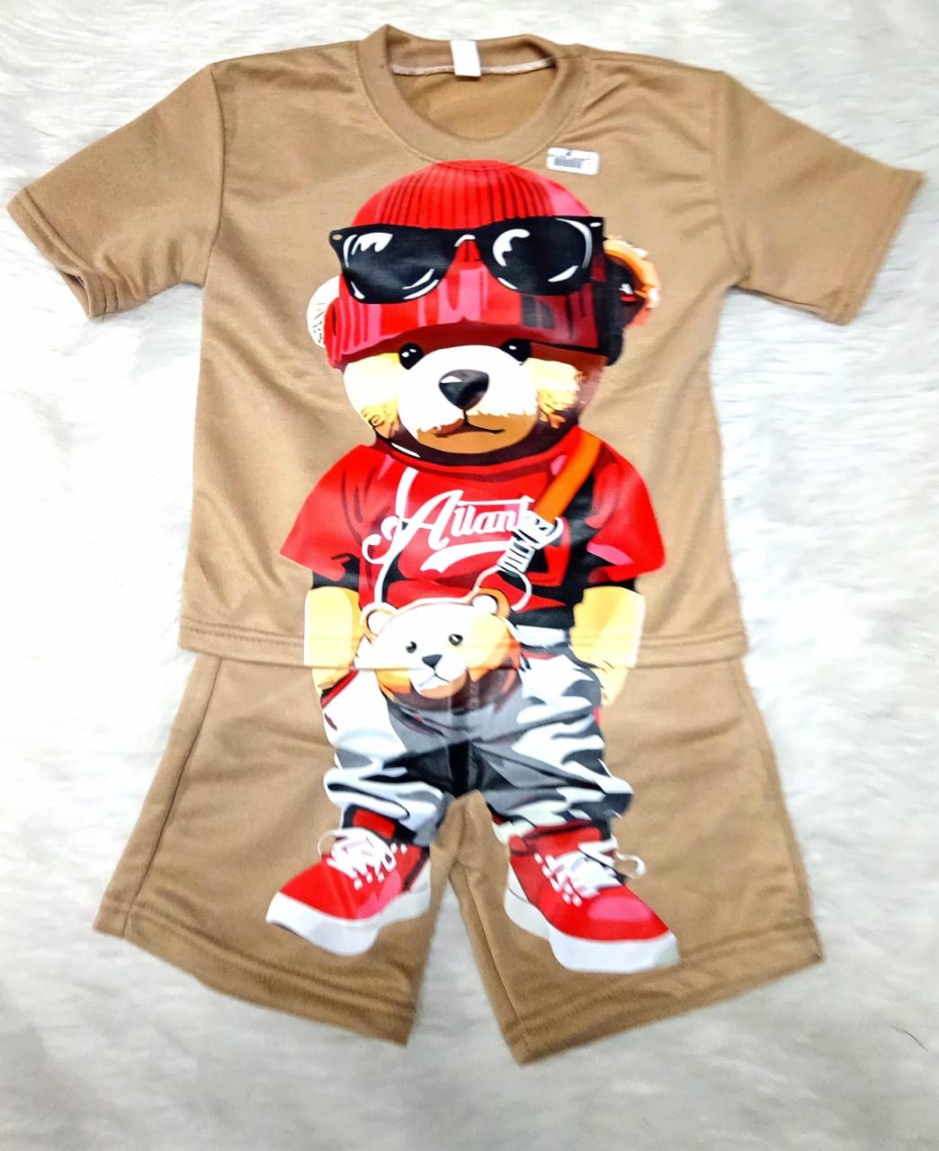 Conjunto niños bermuda y camiseta