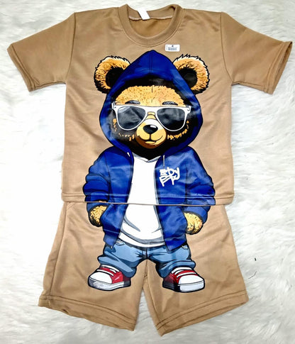 Conjunto niños bermuda y camiseta