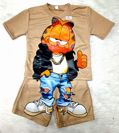 Conjunto niños bermuda y camiseta