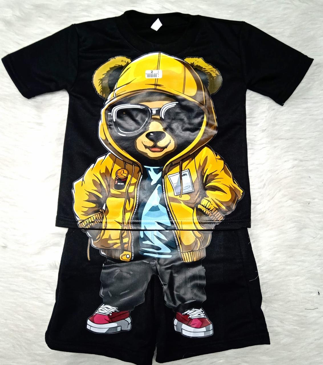 Conjunto niños bermuda y camiseta