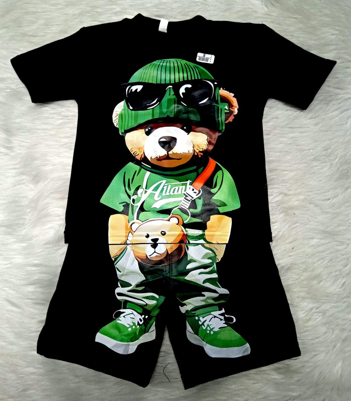 Conjunto niños bermuda y camiseta