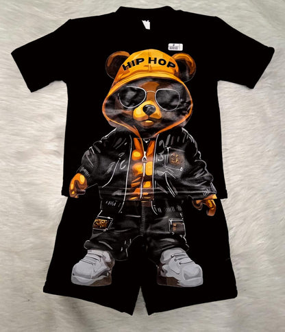 Conjunto niños bermuda y camiseta