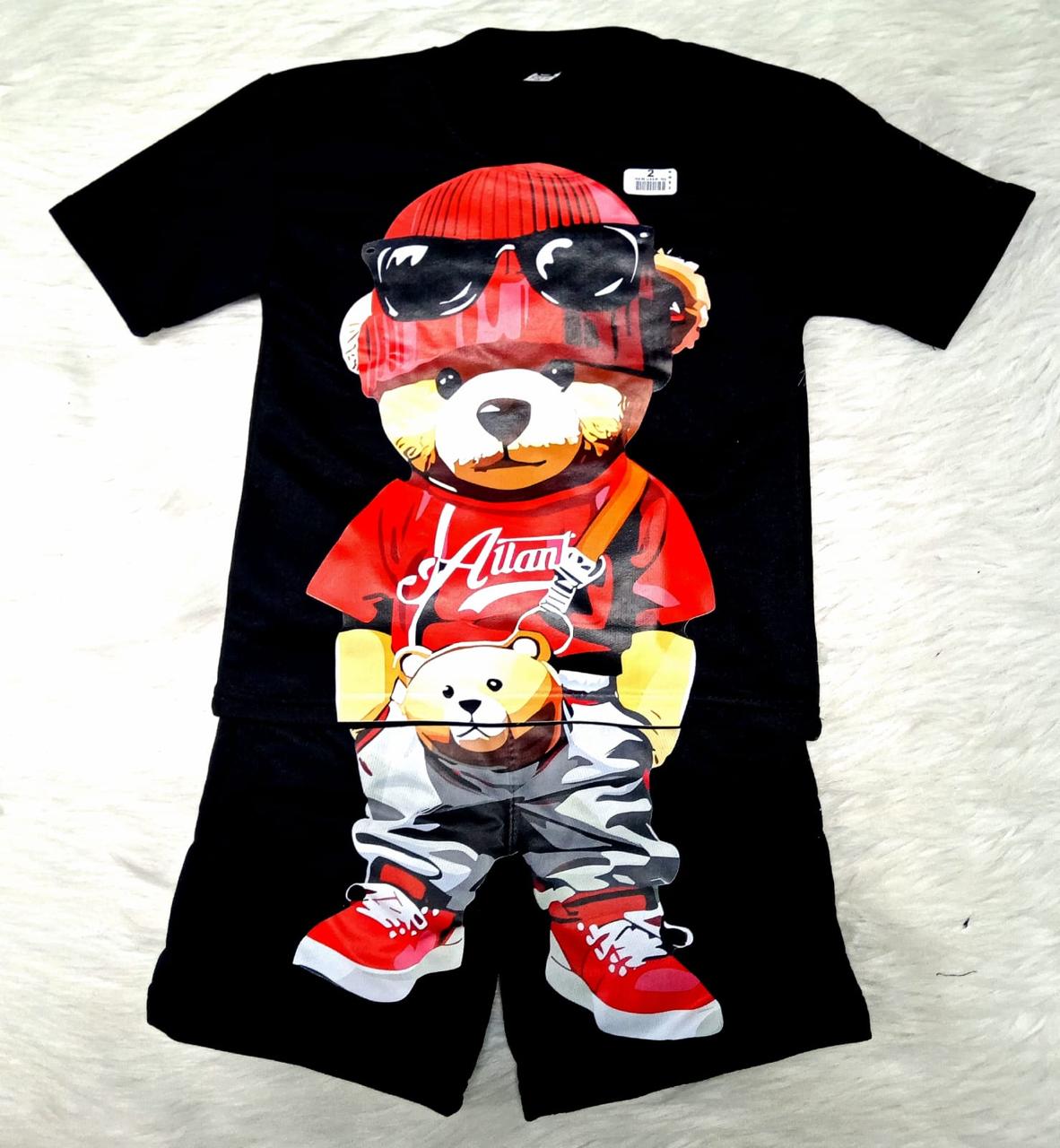 Conjunto niños bermuda y camiseta