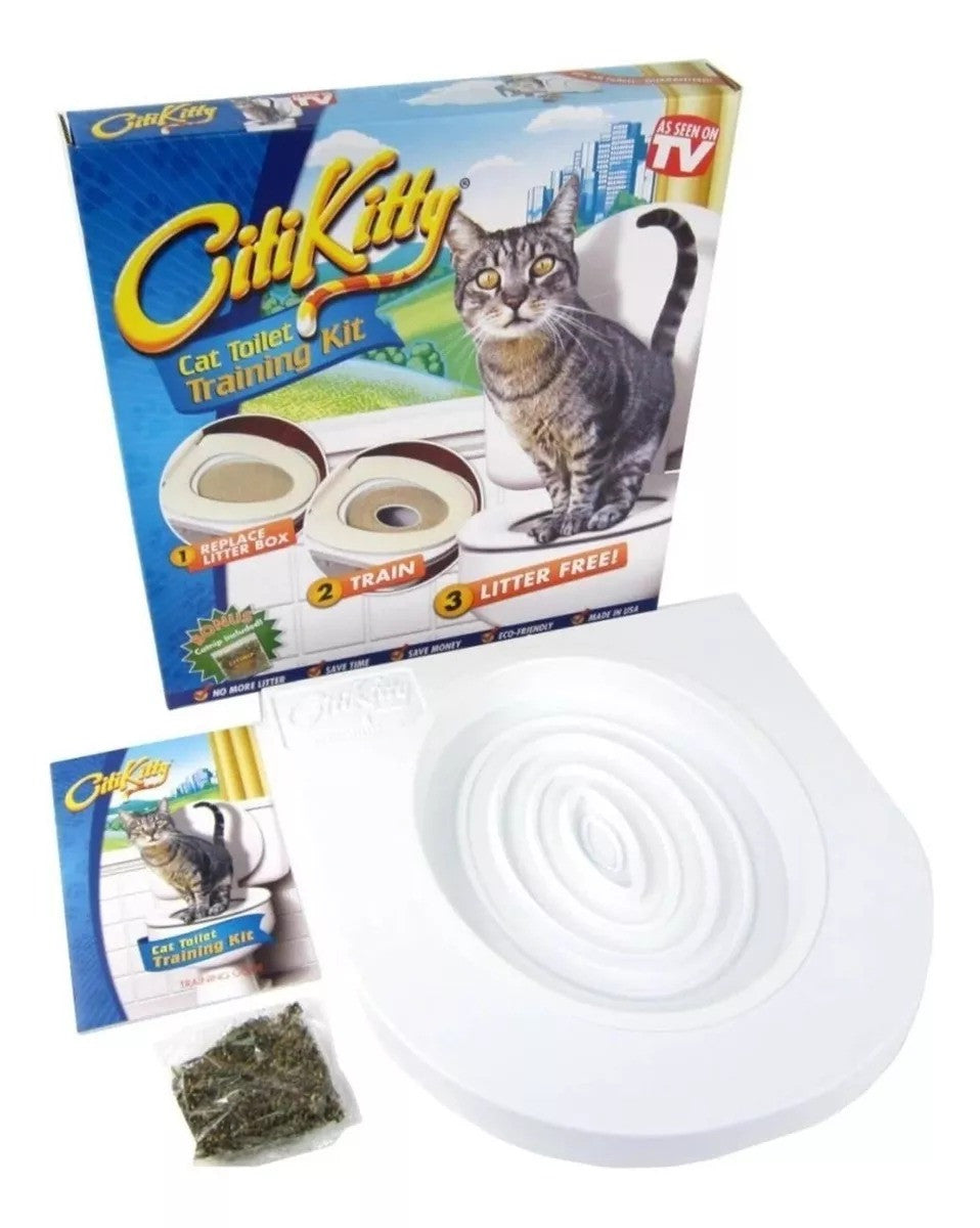 Kit entrenamiento de baño gatos