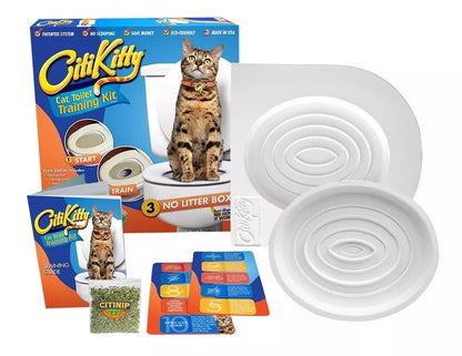 Kit entrenamiento de baño gatos