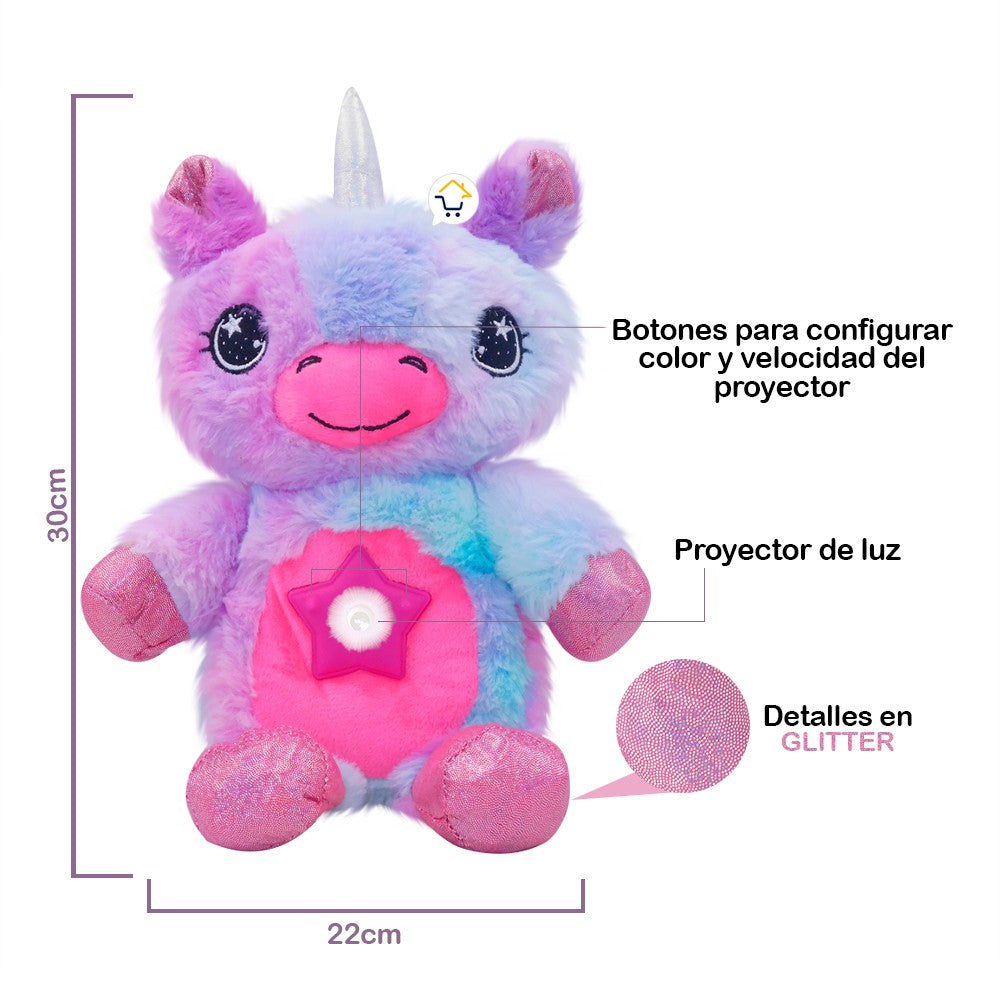 Peluche luminoso proyector de luces 0620
