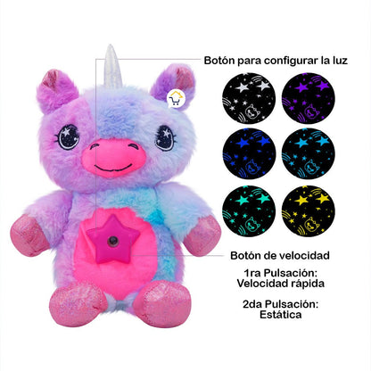 Peluche luminoso proyector de luces 0620