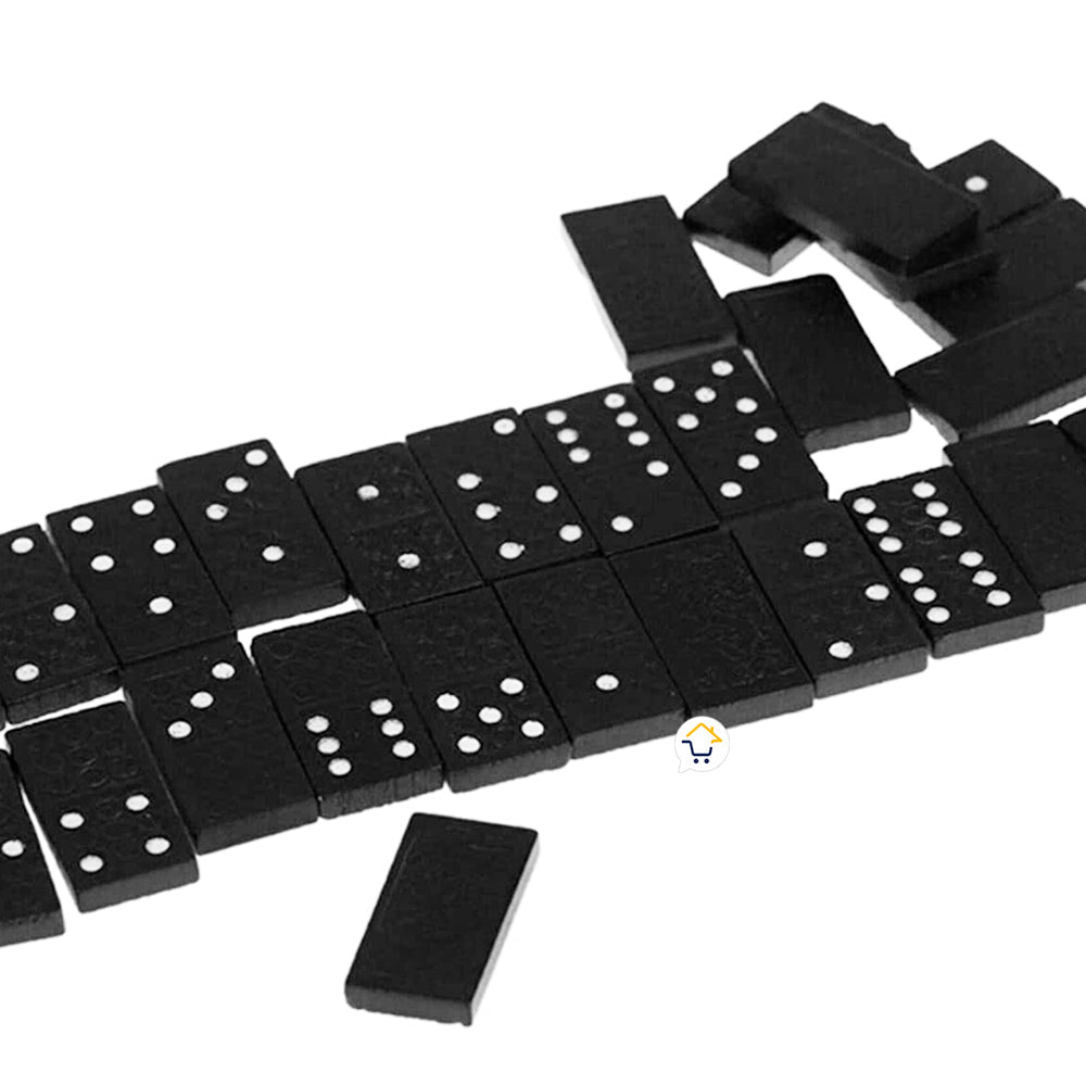 Mini domino madera juego de mesa familiar 28 piezas md-160