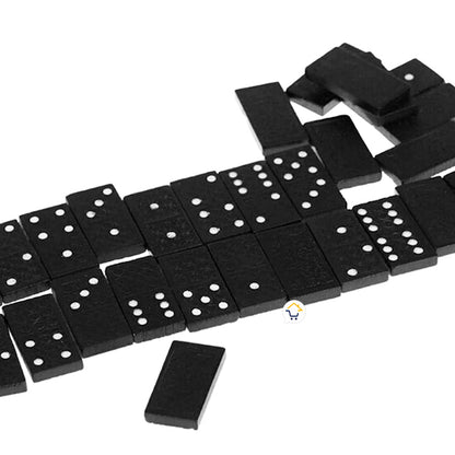Mini domino madera juego de mesa familiar 28 piezas md-160