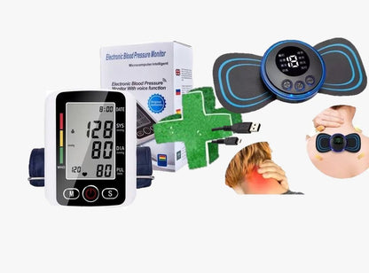 Tensiómetro digital brazo + masajeador