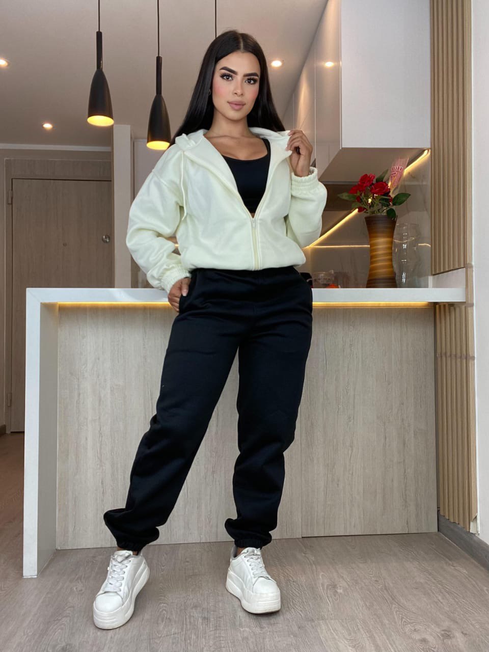 Conjunto sudadera love