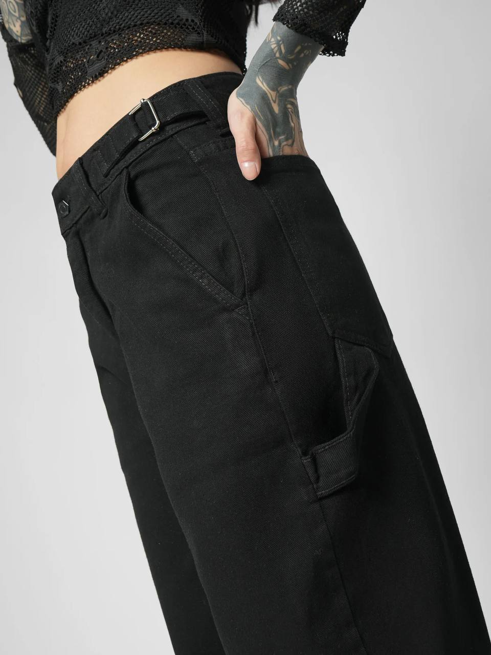 Jeans baggy black