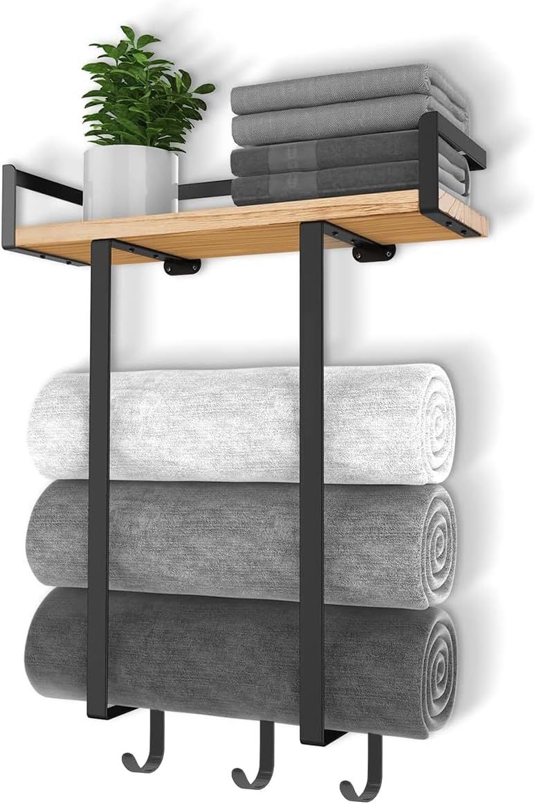 Toallero organizador soporte toalla baño