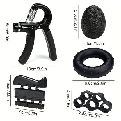 Kit pinza ejercitadores mano muñeca 5pcs