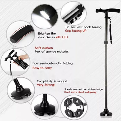 Baston ortopedico plegable