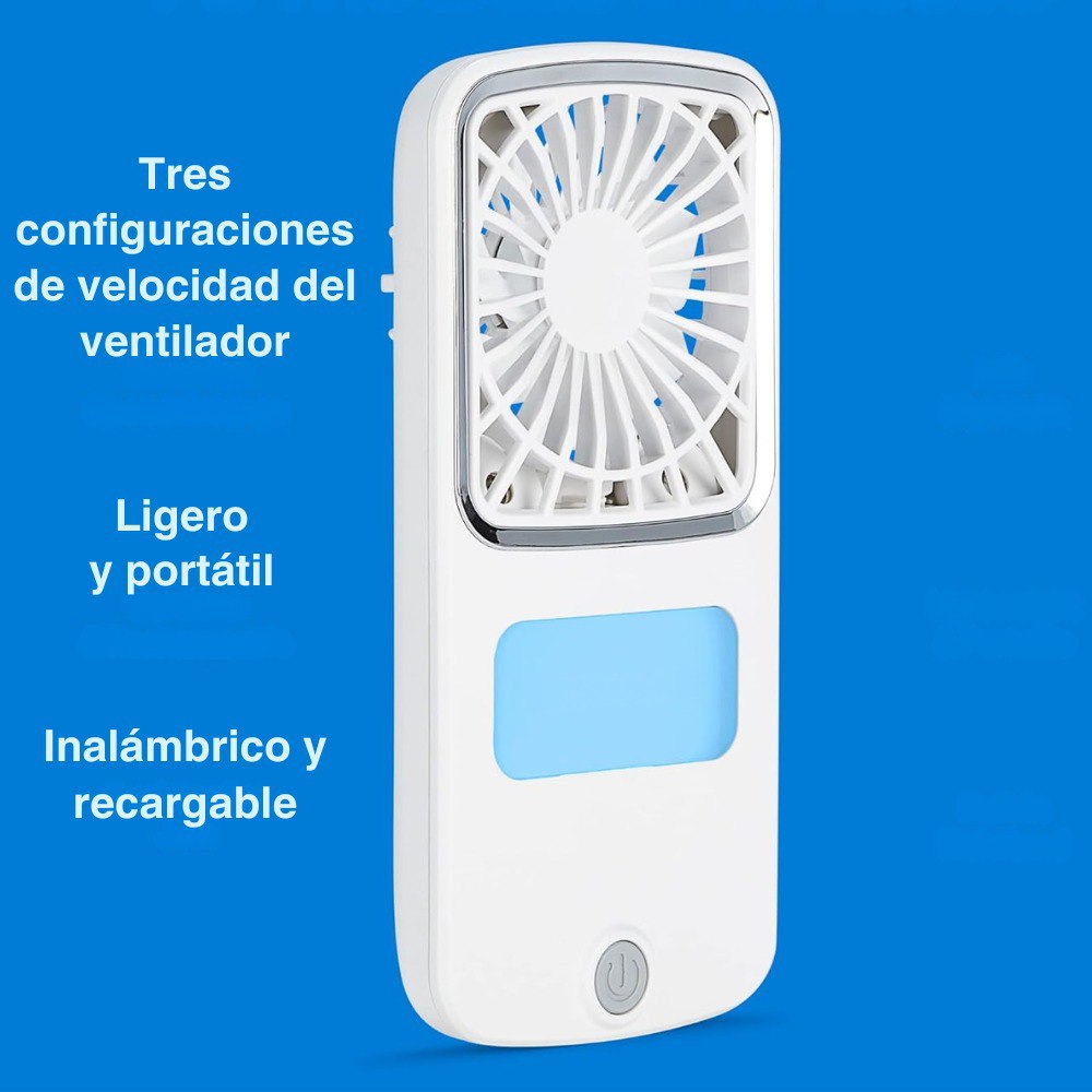 Ventilador de mano recargable usb