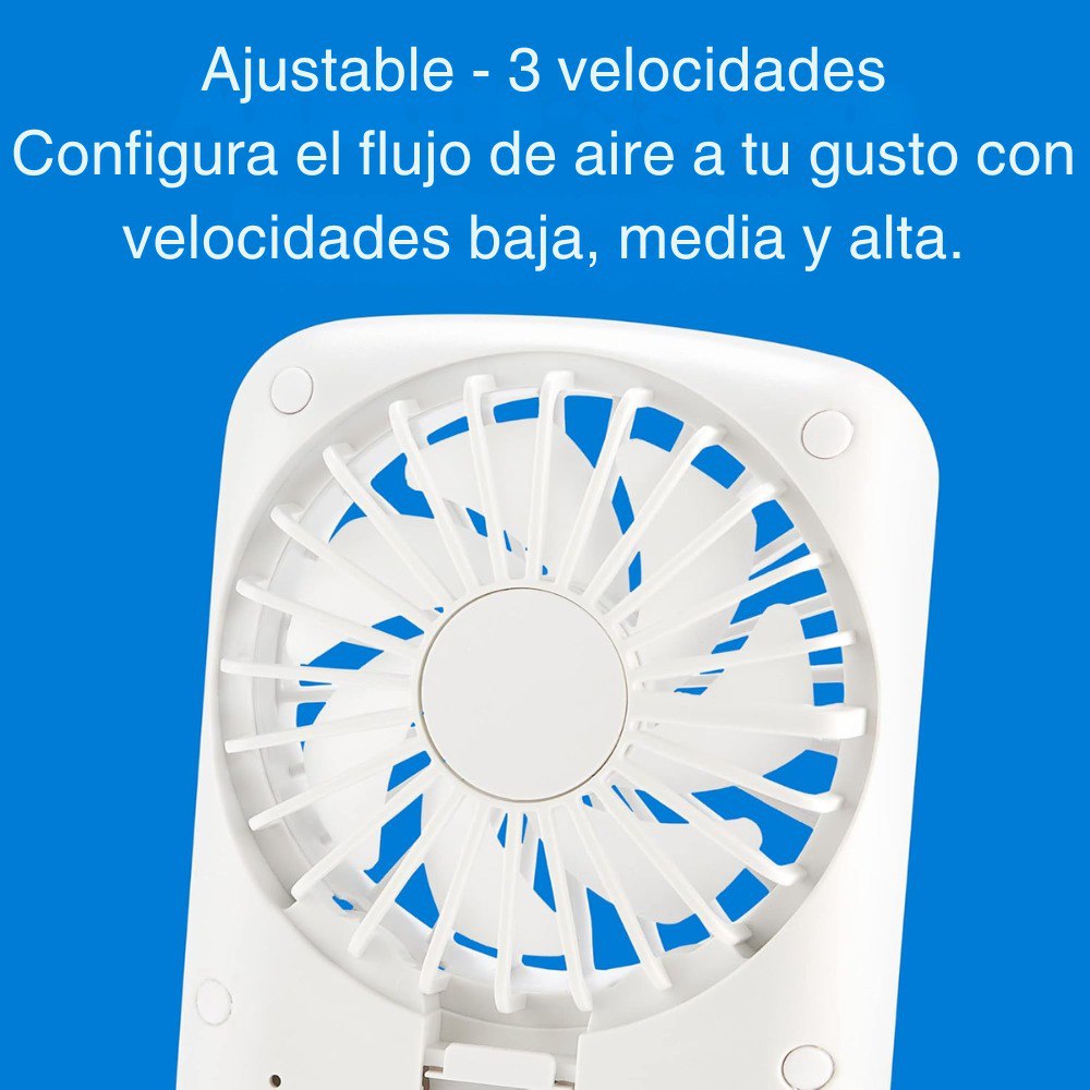 Ventilador de mano recargable usb