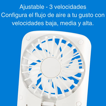 Ventilador de mano recargable usb