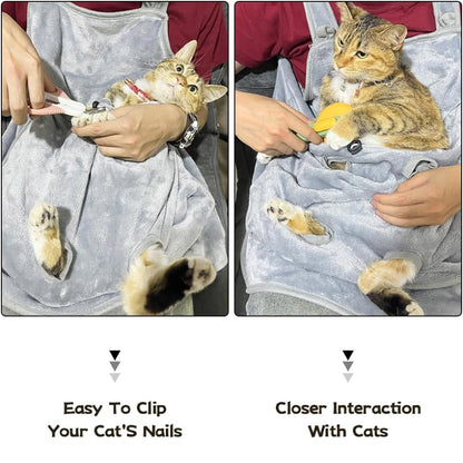 Delantal cargador + corta uñas ajustable