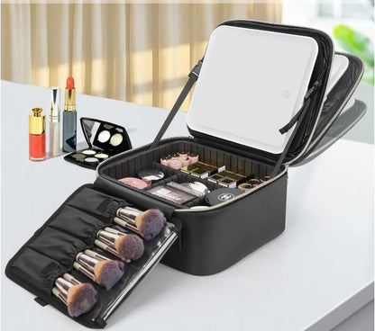 Cosmetiquera brillante