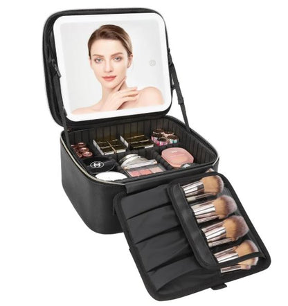 Cosmetiquera brillante