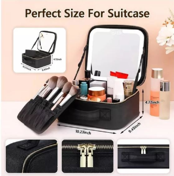 Cosmetiquera brillante