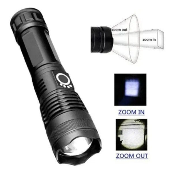 Linterna tactica led recargable p50