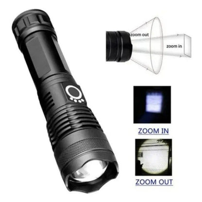 Linterna tactica led recargable p50