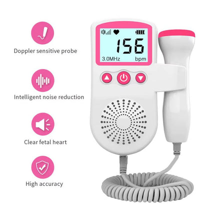 Monitor frecuencia cardiaca doppler feta