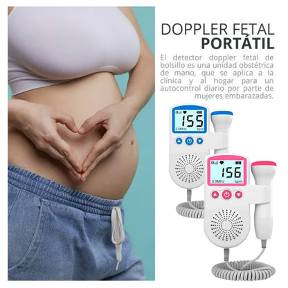Monitor frecuencia cardiaca doppler feta