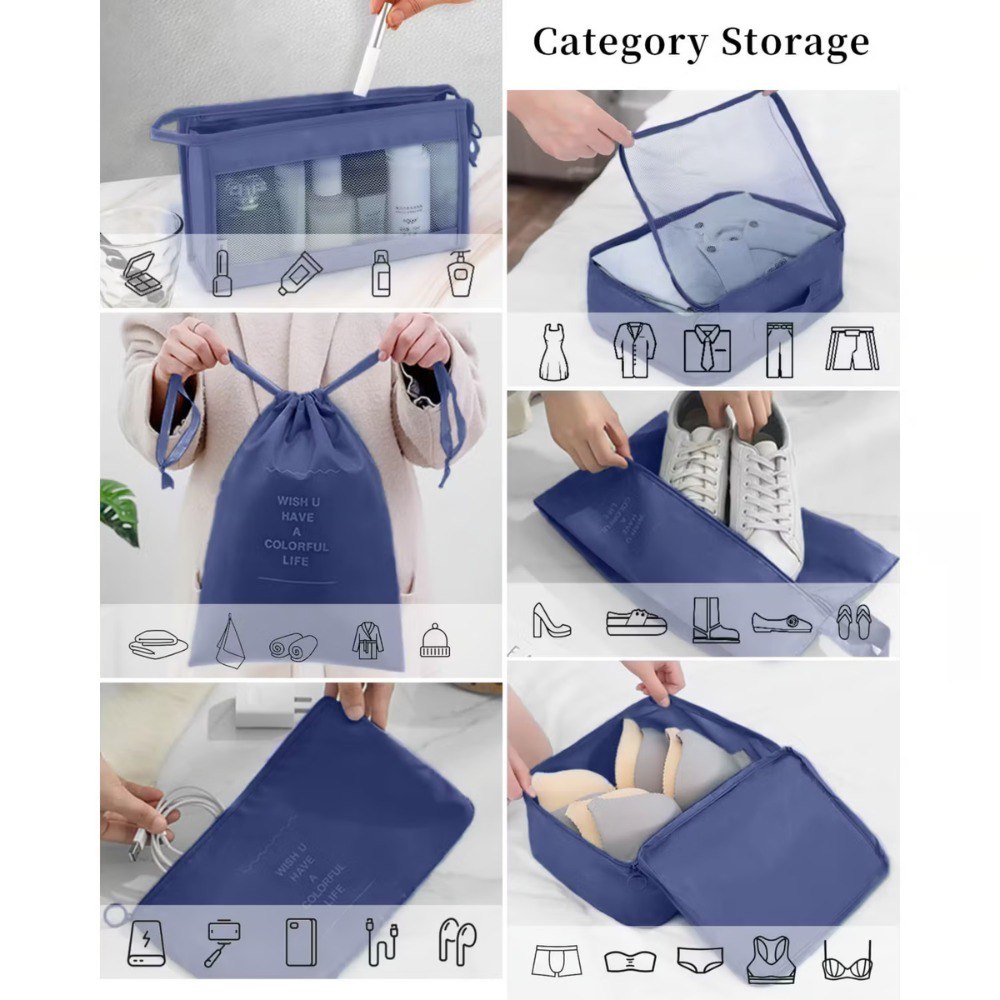 Organizadores viaje multifuncional x11