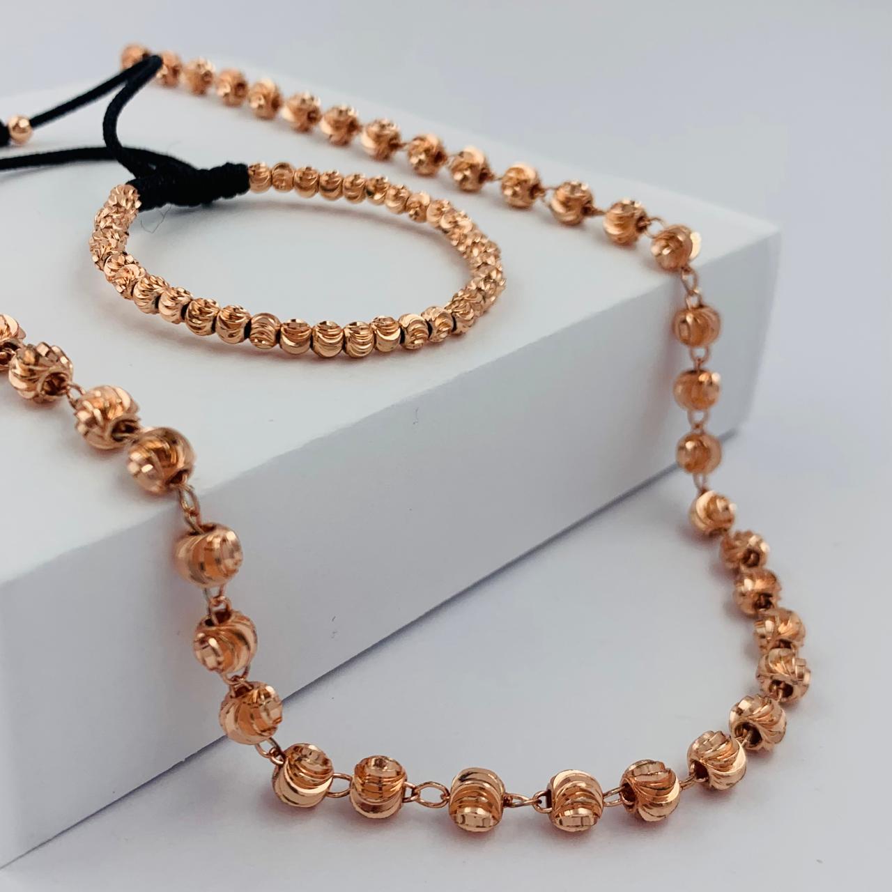 Combo diamantado caden pulsera