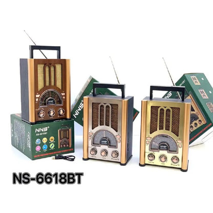 Radio retro nns ns-6618bt am fm