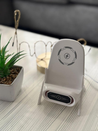 Cargador inalambrico celular silla
