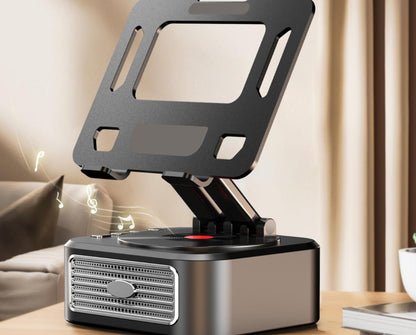 Soporte para celular y tabl con parlante